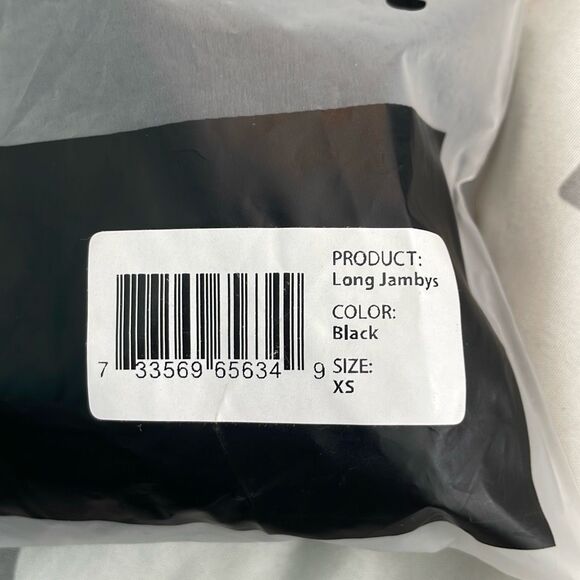 Jambys Long Jambys Breathable No-Sweat Sweatpants Black Modal Sleep Pants Pajama - Picture 8 of 8